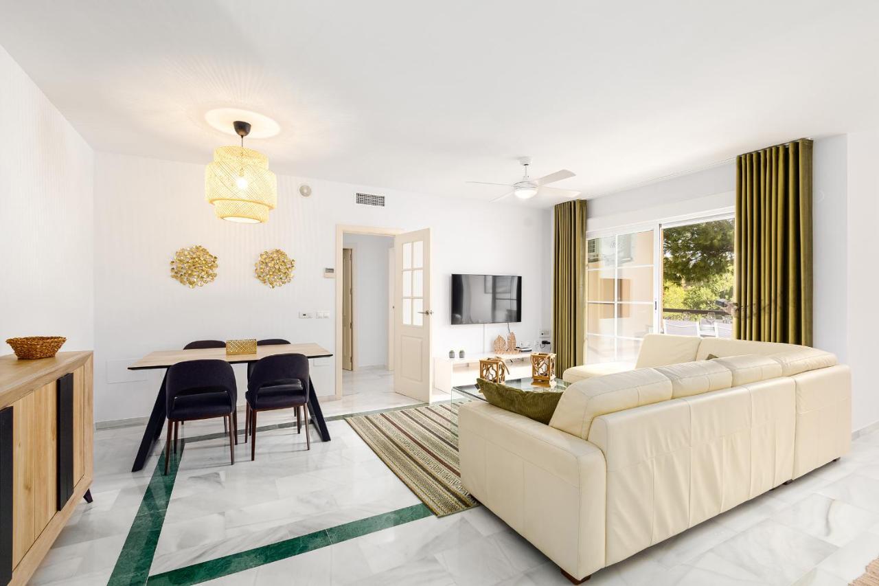 Appartamento Marbella Playa Residencial Con Piscina Esterno foto
